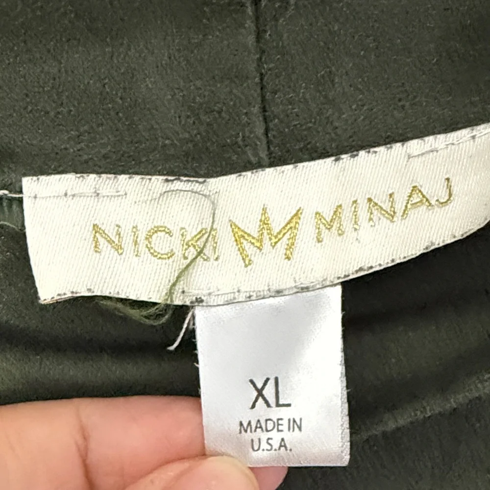 Nicki Minaj Olive Green Midi Skirt Set - Picture 6 of 10